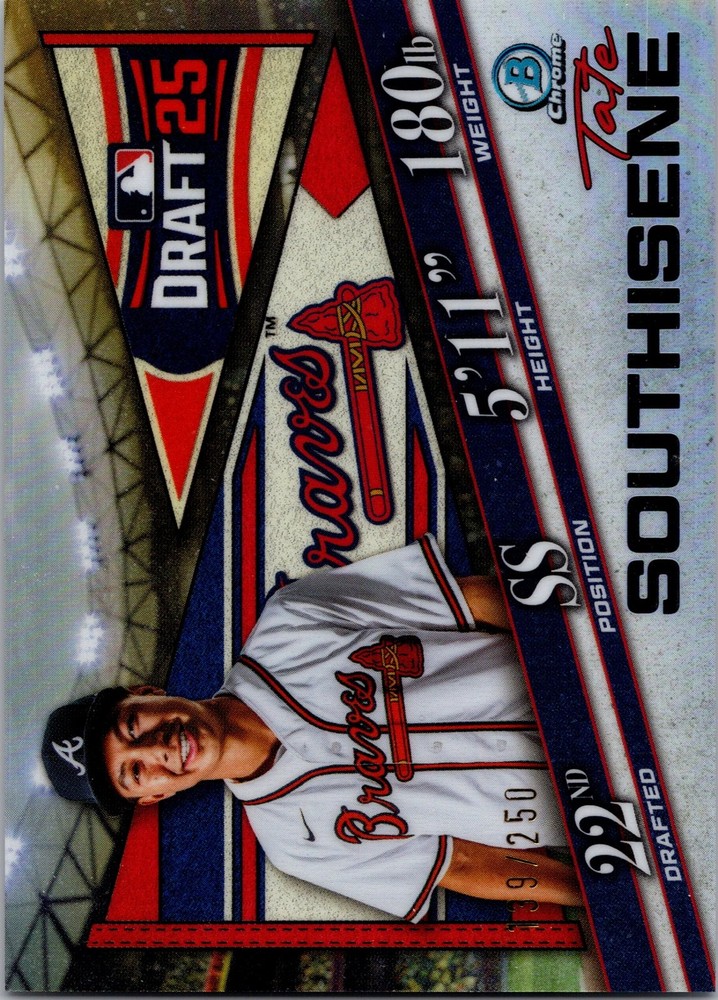 2025 Bowman Chrome Draft Tate Southisene #BDN-7 Refractor 19/250