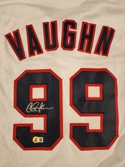 Charlie Sheen Autographed Major League Movie White Home Custom Jersey BSA