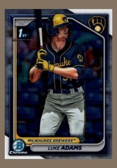 2024 Topps Bowman Chrome #BCP-50 Luke Adams 1st Bowman Chrome