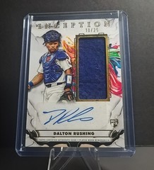 DALTON RUSHING 2025 Topps Inception Fielding Glove Relic RC RPA Auto /25 Dodgers