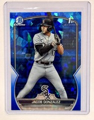 2023 Bowman Draft Sapphire Jacob Gonzalez 1st Bowman #BDC-167 Chicago White Sox