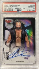Drew McIntyre Black /10 Auto PSA 10 Topps WWE 2020 Chrome