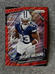 2025 Panini Prizm – Javonte Williams #1 Red Wave Prizm 29/149
