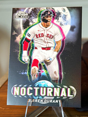 2025 Topps Chrome Black Nocturnal Jarren Duran Red Sox #NOC-39 Case Hit SP