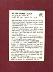 #39 WILLIAM WALKER COOPER ~ 1953 Boston/Milwaukee Braves