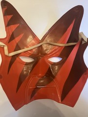 Rare 1998 WWF WWE Officially Licensed Kane Rigid Plastic Mask Vintage Undertaker