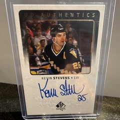 Upper Deck 2025-26 SP Authentic Kevin Stevens Penguins Autograph UDA-KS