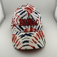 Nike Ole Miss Rebels Heritage86 Hat Red White Navy Adjustable NCAA Cap