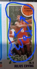 1980-81 Topps Magic J L Bird DR. J 139-174-34 RC Rookie