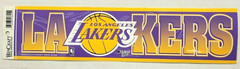 NBA Los Angeles Lakers Bumper Sticker, NEW
