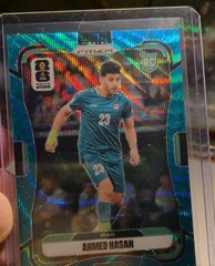 2026 Panini Prizm Fifa World Cup – Ahmed Hasan #459 Teal Wave Prizm /99