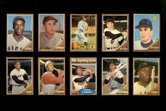 1962 Topps Baseball Complete Set (598) Mantle Mays Aaron PSA 6