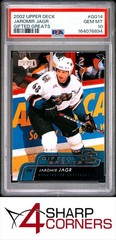 2002 UPPER DECK GIFTED GREATS #GG14 JAROMIR JAGR POP 2 PSA 10