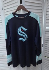 NWT Adidas Seattle Kraken NHL AEROREADY Pullover Skate Loop Sweater Mens XXL NEW