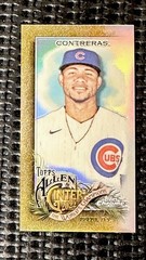 2022 Topps Allen & Ginter Chrome – Willson Contreras #84 Mini Gold Refractor /50