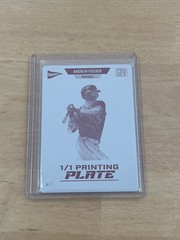 Andrew Fischer 2026 Leaf Pro Set Metal Baseball 1/1 Printing Plate
