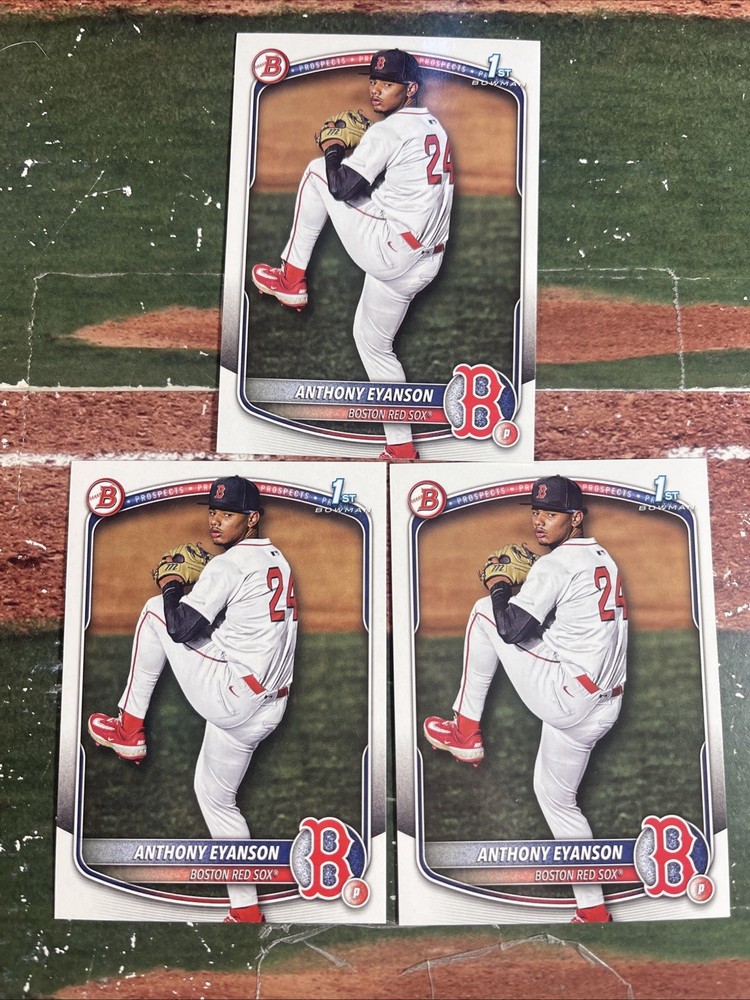 2025 Bowman Draft Anthony Eyanson (3) Card 1st Bowman Lot Red Sox #BD-116