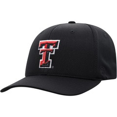 Men&rsquo;s Top of the World Black Texas Tech Red Raiders Reflex Logo Flex Hat