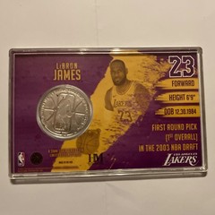 LeBron James Los Angeles Lakers #23 NBA Commemorative Coin in Display Case