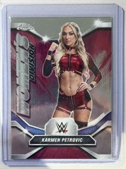 2026 days Topps Chrome WWE Women&rsquo;s Division Karmen Petrovic WDV-30