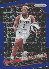 2025 Panini Prizm WNBA #10 Aari McDonald Blue Velocity Prizms