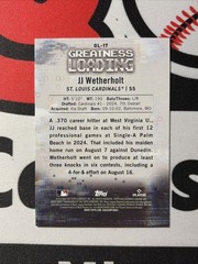 2025 Bowman Chrome Prospect Greatness Loading JJ WETHERHOLT Cardinals #GL-17