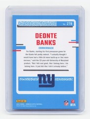 2023 Donruss Optic #278 Deonte Banks