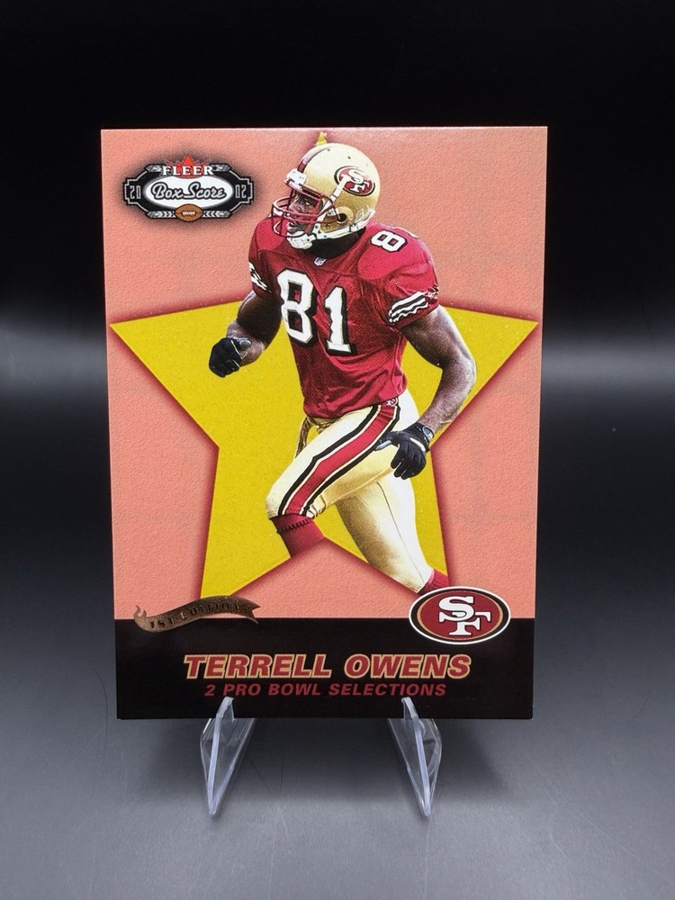 2002 Fleer Box Score Terrell Owens 1st Edition /100 🔥
