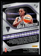 2025 Panini Prizm WNBA Kayla Thornton White Seismic 17
