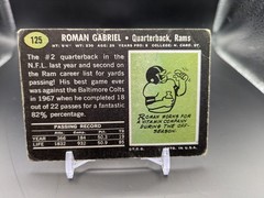 Pair Of (2) Roman Gabriel Cards – 1968 & 1969 Topps