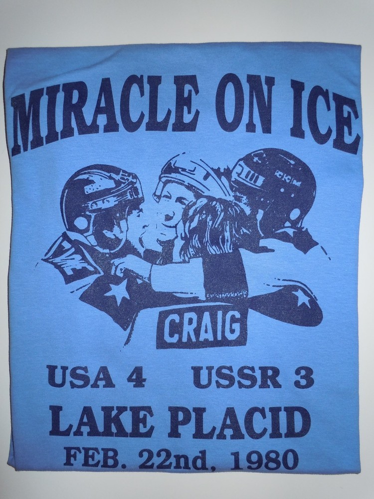 MIRACLE ON ICE TEAM USA HOCKEY 1980 OLYMPICS LAKE PLACID LARGE Herb Brooks