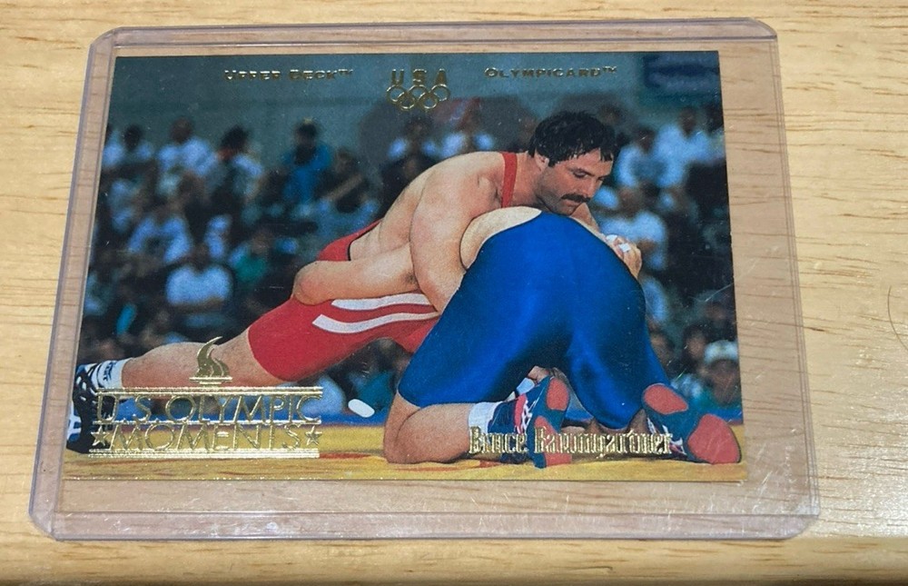 6 Olympic College Wreatling Cards – See Listing -+ Cael Sanderson postcard