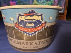 2025 Food Container NFL Football Buffalo Bills Farewell Season 1973 to 2025 Logo
