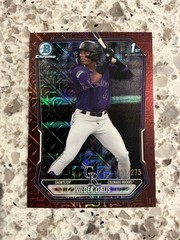 2026 1st BOWMAN CHROME 150 WILDER DALIS BURGANDY MEGA REFRACTOR /275