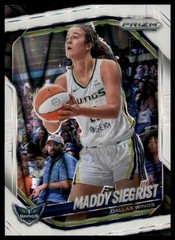 2025 Panini Prizm WNBA #50 Maddy Siegrist White Seismic Prizms
