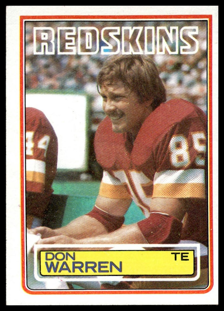 1983 Topps #200 Don Warren Washington Redskins NM+