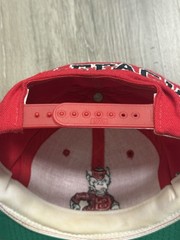 NC State Wolfpack Blockhead American Needle Snapback Hat Otto Red Adjustable Cap