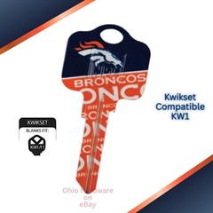 NFL Team Keys Denver Broncos Available for Kwikset or Schlage Locks