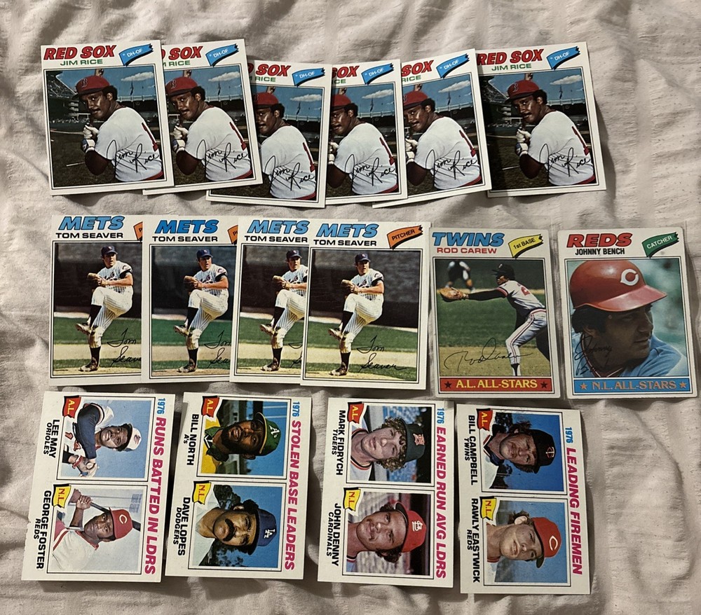 1977 Topps Baseball U-Pick #1-180 VGEX