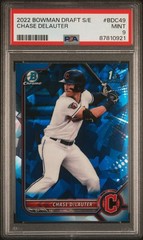 2022 Bowman Chrome Draft Sapphire Edition – Chase Delauter #BDC-49 (RC) PSA 9