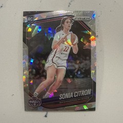 2025 Panini Prizm WNBA Sonia Citron Cracked Ice RC Mystics #122