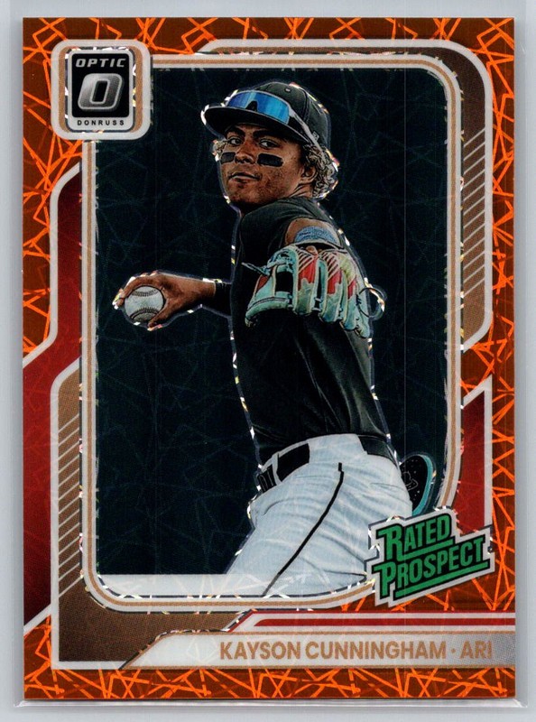 2026 Donruss Optic Orange Velocity #116 Kayson Cunningham