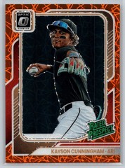 2026 Donruss Optic Orange Velocity #116 Kayson Cunningham