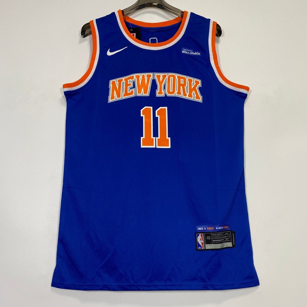Jalen Brunson #11 Jersey stitched lettering, casual, blue SIZE S-2XL