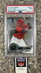 2018 Bowman JUAN SOTO Scouts Top 100 Chrome RC #BTP44 Mets Nationals Yanks PSA 9