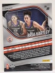 Panini Prizm 2025 WNBA Bria Hartley Orange Cracked Ice #86