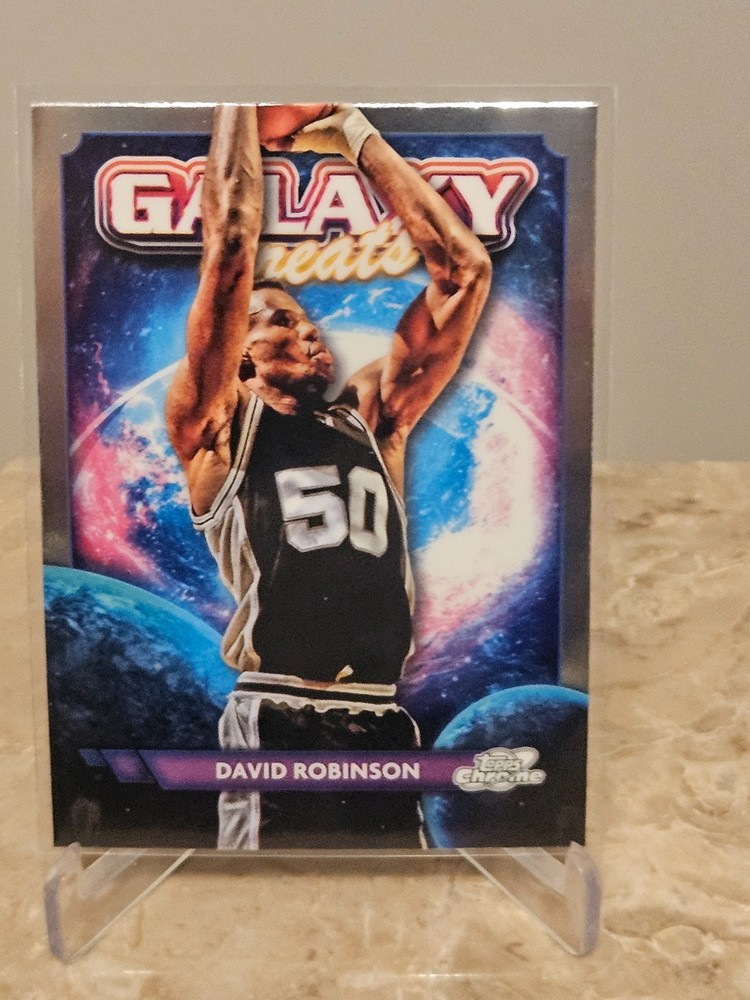 2023-24 Topps Chrome Cosmic #GG-28 David Robinson Galaxy Greats
