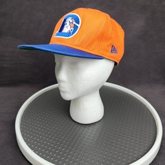 Denver Broncos Hat Cap Snap Back Medium Large Orange Blue NFL Football New Era