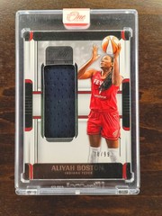 2025 Panini One and One WNBA #17 Aliyah Boston Memorabilia Patch /99