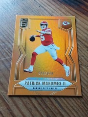Patrick Mahomes II 2025 Donruss Elite Status Orange 55/849 Chiefs SP #546